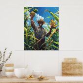 Lächeln Madagaskar Bauer Poster - Landwirtschaftli (Küche)