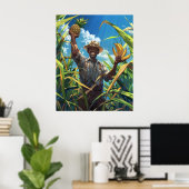 Lächeln Madagaskar Bauer Poster - Landwirtschaftli (Heimbüro)