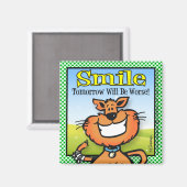 Lächeln Magnet (Vorderseite/Rückseite)