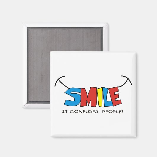 lächeln magnet (Vorderseite/Rückseite)