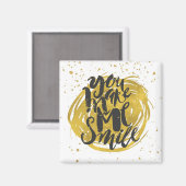 Lächeln Magnet (Vorderseite/Rückseite)