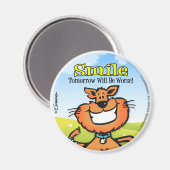 Lächeln Magnet (Vorderseite/Rückseite)