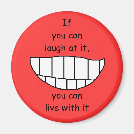 LÄCHELN! -Magnet Magnet (Vorne)