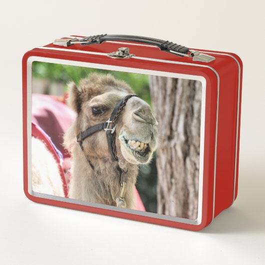 Lächeln Metall Brotdose (Vorderseite)