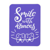 Lächeln mit Brammen | Lächeln der Zähne Magnet (Vertikal)