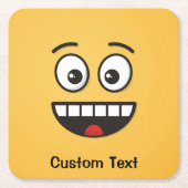 Lächeln mit dem Untersetzer von Open Mouth Square (Vorderseite)