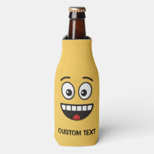 Lächeln mit geöffneter Mundflasche Cooler Flaschenkühler