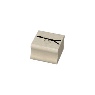 Lächeln mit Herznase Gummistempel