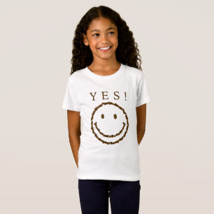 Lächeln mit Kaffeebohnen T-Shirt