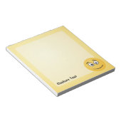 Lächeln mit Open Eyes Notepad Notizblock (angewinkelt)