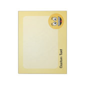 Lächeln mit Open Mouth Notepad Notizblock (Rotiert)