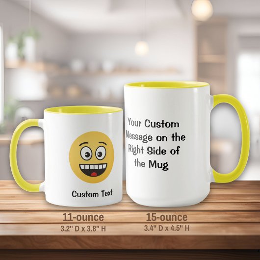 Lächeln mit Open Mouth-Tasse Tasse