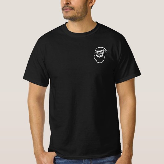 Lächeln mit Santa T-Shirt (Vorderseite)