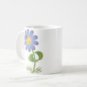 Lächeln mit Schmetterling Kaffeetasse (Vorderseite Links)