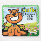 Lächeln Mousepad (Vorne)