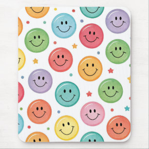 Lächeln Muster Emoji Mousepad