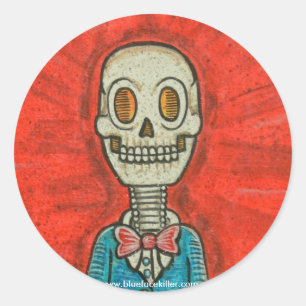 Lächeln! mybuddy runder aufkleber