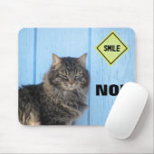 Lächeln? Nein! Cat Meme Mousepad (Mit Mouse)