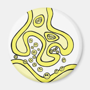 Lächeln Neurotransmitter Magnet