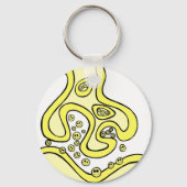 Lächeln Neurotransmitter Schlüsselanhänger (Vorderseite)