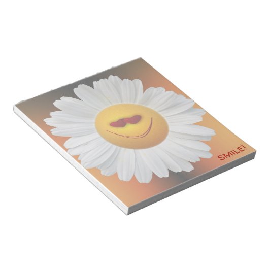 Lächeln - Notizblock (angewinkelt)