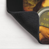 Lächeln oder nicht lächeln mousepad (Ecke)