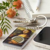 Lächeln oder nicht lächeln schlüsselanhänger (Vorderseite rechts)