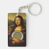 Lächeln oder nicht lächeln schlüsselanhänger (Rückseite)