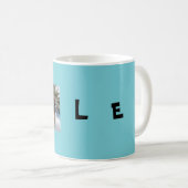 Lächeln-Palme Kaffeetasse (VorderseiteRechts)