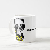 Lächeln Panda Kaffeetasse (Vorderseite Links)