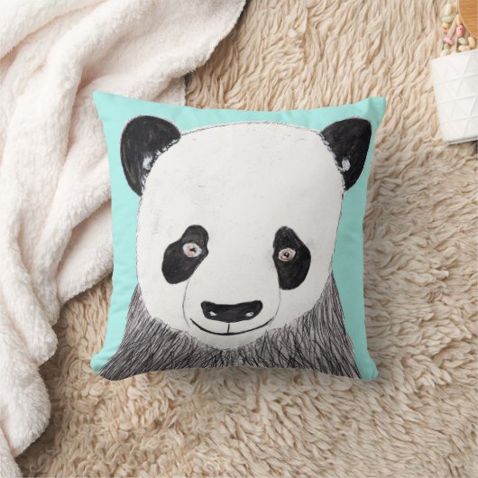 Lächeln Panda Kissen (Decke)