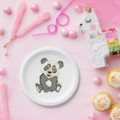 Lächeln Panda Pappteller (Party)
