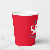 Lächeln Pappbecher (Rechts)