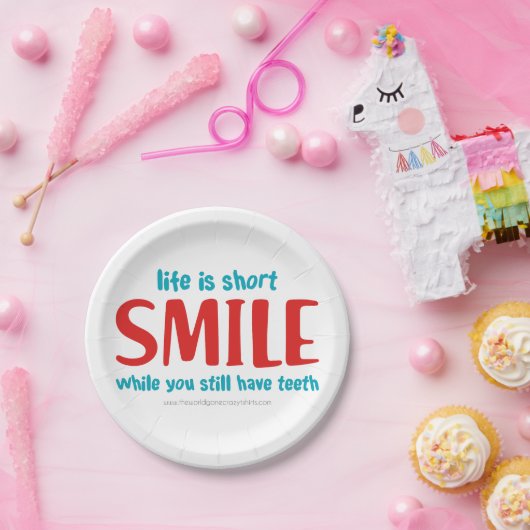 Lächeln Pappteller (Party)