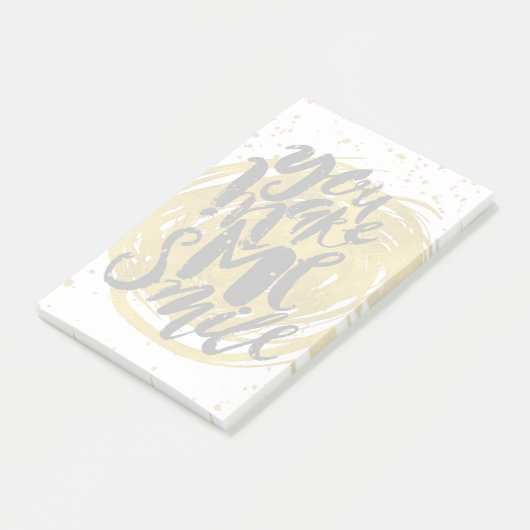 Lächeln Post-it Klebezettel (angewinkelt)