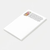 Lächeln Post-it Klebezettel (angewinkelt)