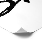 Lächeln Poster (Ecke)