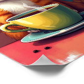 Lächeln Poster (Ecke)