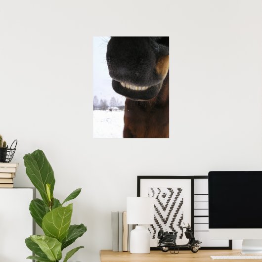 Lächeln Poster (Heimbüro)