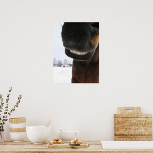 Lächeln Poster (Küche)