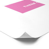 Lächeln Poster (Ecke)