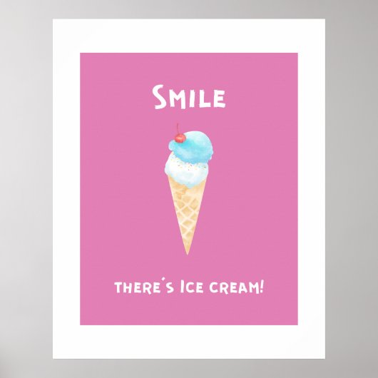 Lächeln Poster (Vorne)