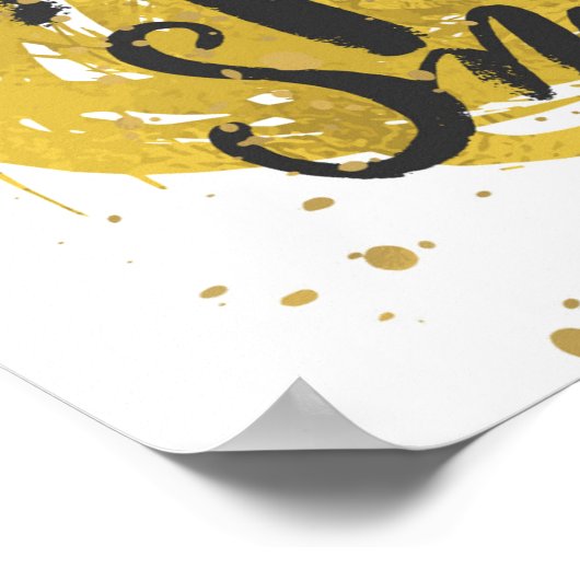 Lächeln Poster (Ecke)