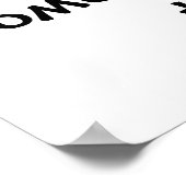 Lächeln Poster (Ecke)