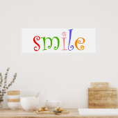 Lächeln Poster (Küche)