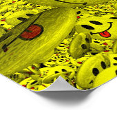 Lächeln Poster (Ecke)