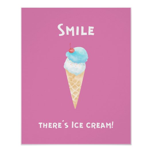 Lächeln Poster (Vorderseite)