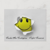 Lächeln Postkarte (Vorderseite)