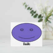 Lächeln Postkarte (Stehend Vorderseite)