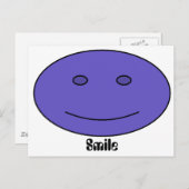 Lächeln Postkarte (Vorne/Hinten)